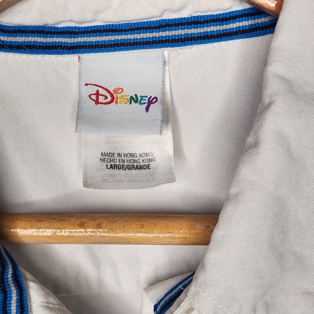 Vintage Disney Eeyore White Cotton Button Up Shirt - Picture 4 of 5